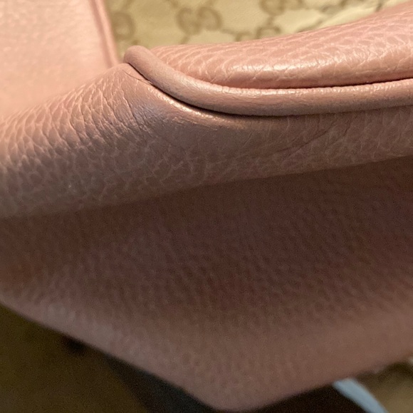Beautiful Gucci GG Canvas Bree Tote. EUC Pink leather w/Goldtone Hardware. - Picture 14 of 14